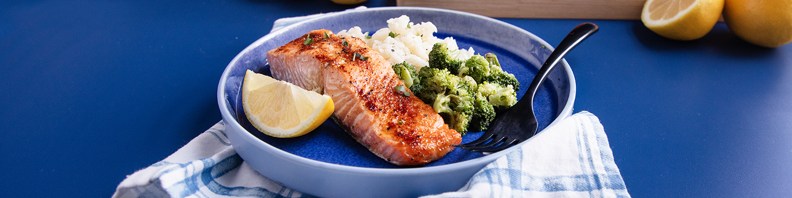 Air Fryer Lemon Garlic Salmon